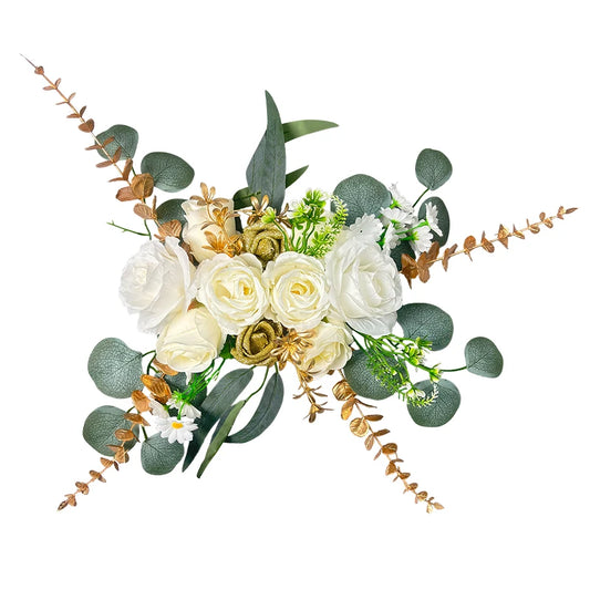 Tejesa Luxury Wedding Artificial Flowers /Pink Rose Flower Row for Wedding Arches /Home /Front Door Decor