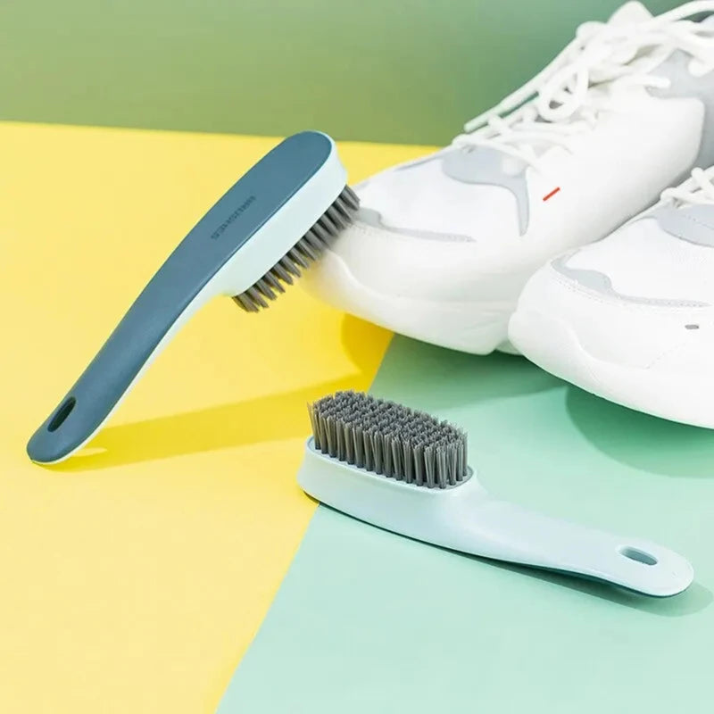 Hemasa 2Pcs Shoe Cleaning Brushes  Plastic Clothes Scrubbing Household Multi-functional Cleaning Tools