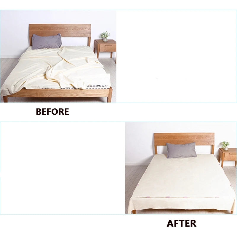 Hemasa 12PCS BedSheet Clips Plastic Holders  Clamp Quilt Bed Clipper Cover Grippers Fasteners Mattress Holder for Sheets Home