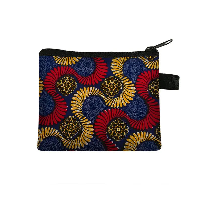 Tejesa Geometric Design Portable Card Bag Coin Key Storage Bags Hand Bag Small Square Bag Coin Purse Pochette Sac Billetera Wallet