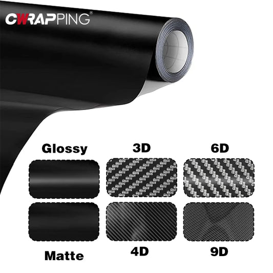 2D 3D 4D 5D 6D Carbon Fiber Vinyl Wrap Film Waterproof Car Stickers Console Computer Laptop Skin for Auto Motorcycle Accessories