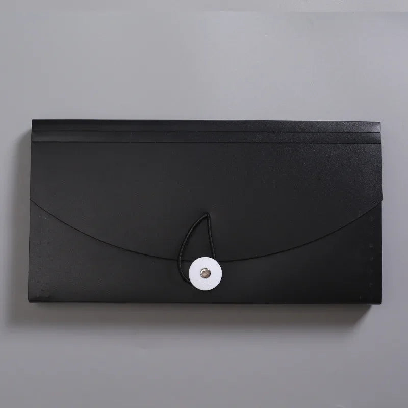B6 PP File Folder Document Bag Receipt File Expanding Wallet Bill Folder 13 Pockets Card Ticket Holder Organizer Office Supplies