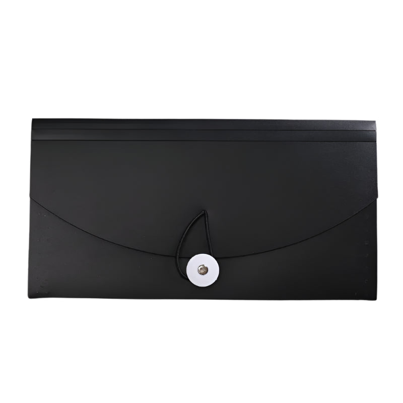 Hemasa PP File Folder Document Bag Receipt File Expanding Wallet Bill Folder 13 Pockets Card Ticket Holder Organizer Office Supplies