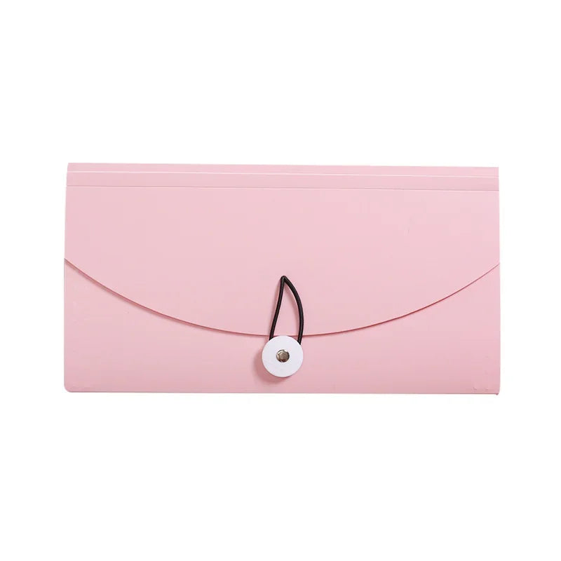 Hemasa PP File Folder Document Bag Receipt File Expanding Wallet Bill Folder 13 Pockets Card Ticket Holder Organizer Office Supplies
