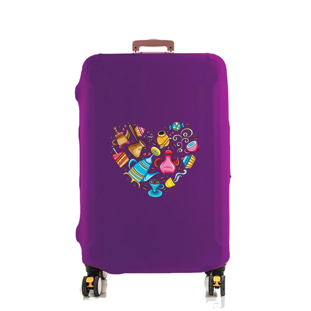 Tejesa Luggage Elastic Dust Cover/ 18-30 inch Suitcase Covers/ Baggage Protective Case printing Trolley cover