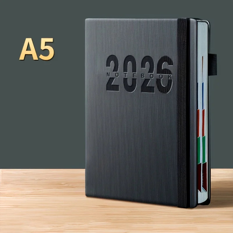 2026 Notebook - Elegant Minimalist Design, 2026 Calendar Page, 2026 New Year Gift, Writing Notebook