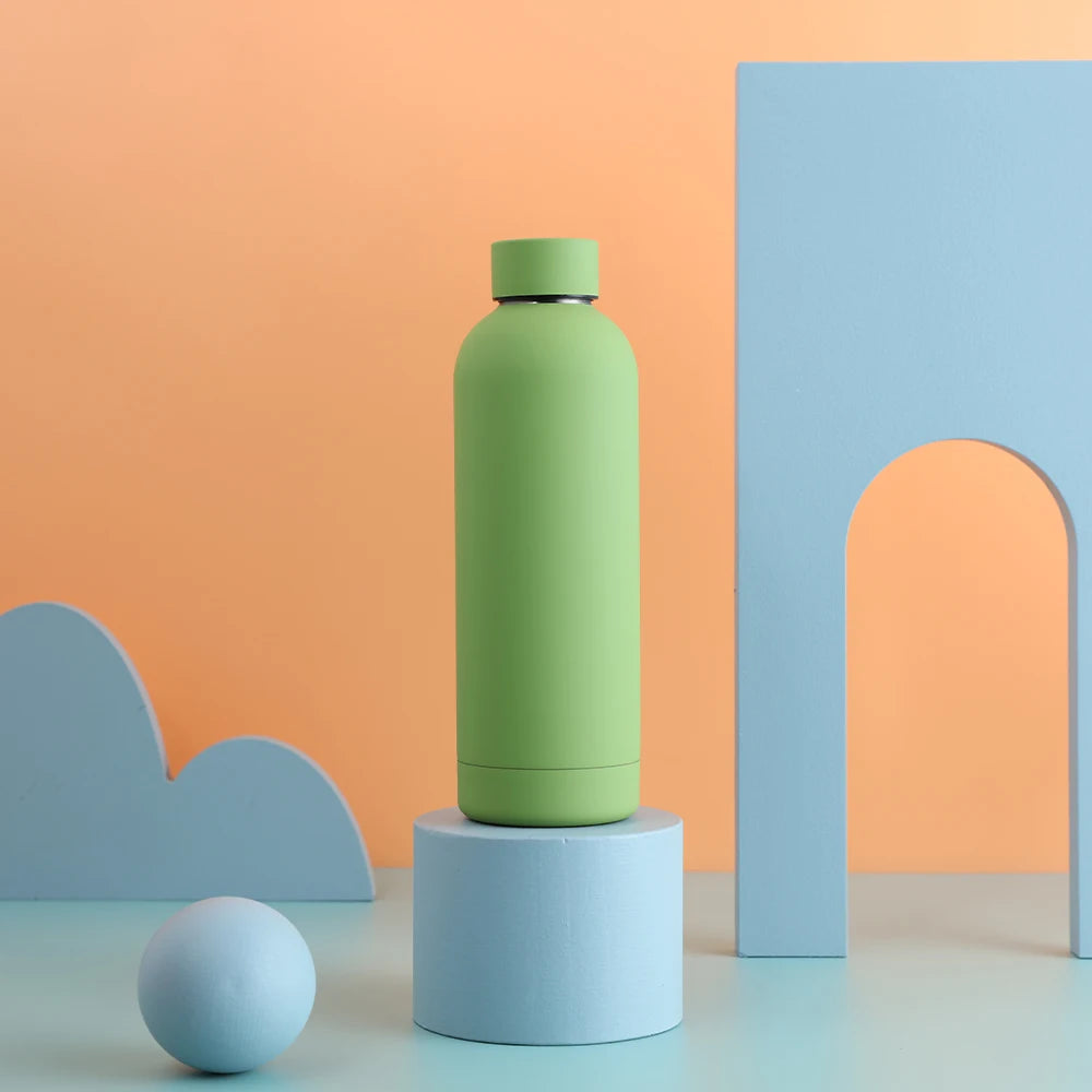 Hemasa 500ML Sports Water Bottle Stainless Steel Thermals Cup Double Wall /304 Vacuum Tumbler Office and Home Insulated Mug