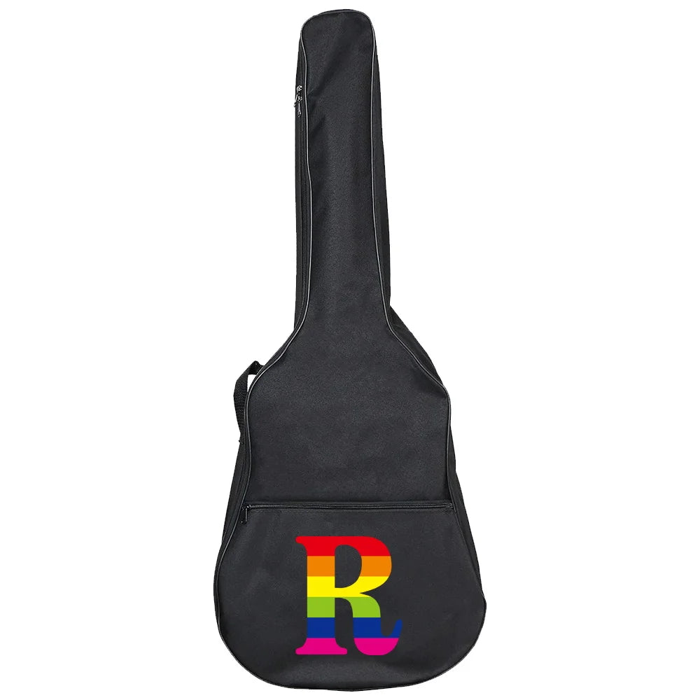 Tejesa Guitar Bag 31-41 Inch Guitar Case Printing Rainbow Series / Guitar Cover /Waterproof Backpack Oxford Fabric