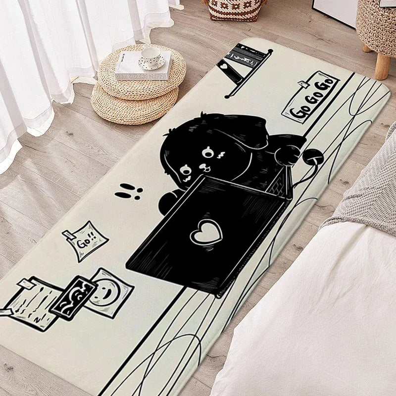 Tejesa  Cat Pattern Children's Room Carpet /Anti Slip Bathroom Mat/ Doormat Entrance Door Home Decoration