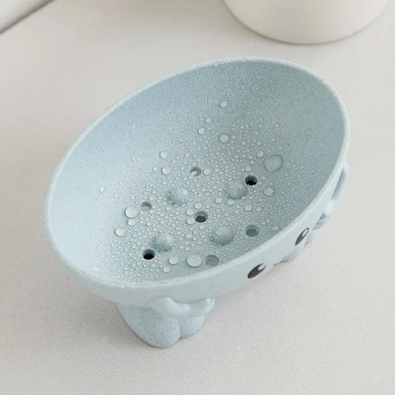 Hemasa  Non-slip Soap box  Cartoon Shape Storage Box Bathroom Accessories