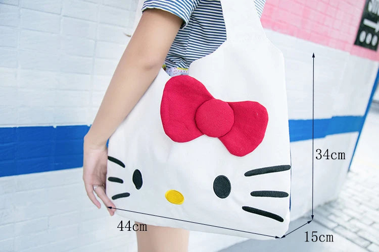 Hello Kitty Shoulder Bag Cute Sanrio Fashionable My MeLody Wallet Coin Purse Cartoon Purses and Handbags Crossbody Bag for Women