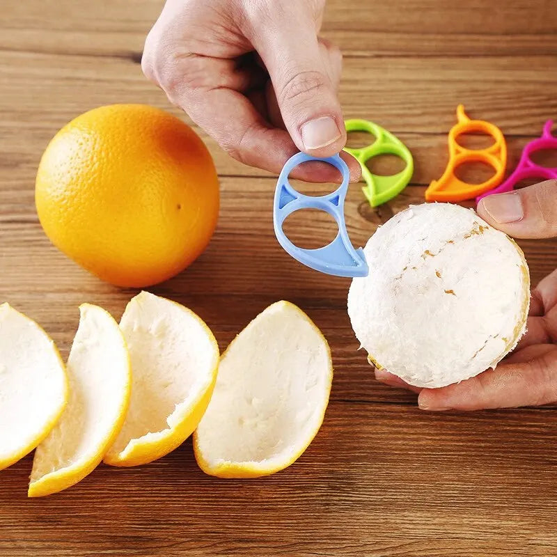 Hemasa 5PCS Open Orange  Peeler Vegetable Slicer Fruit Tools