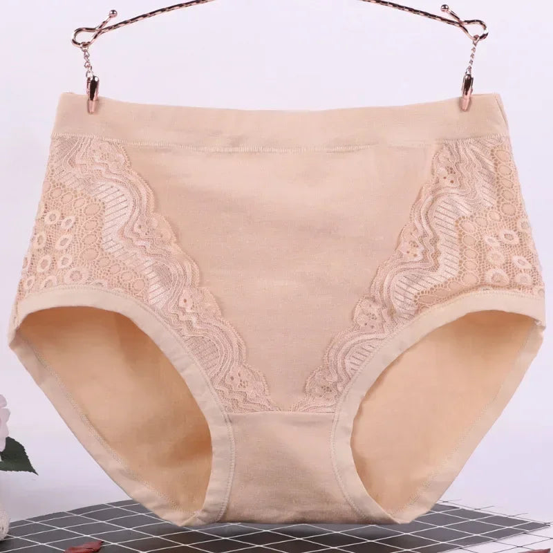 Large Size Middle-aged Women's Panties High Waist Fat Cotton Briefs Lenceria Para Damas Ropa Interior Femenina Lingerie XL-6XL