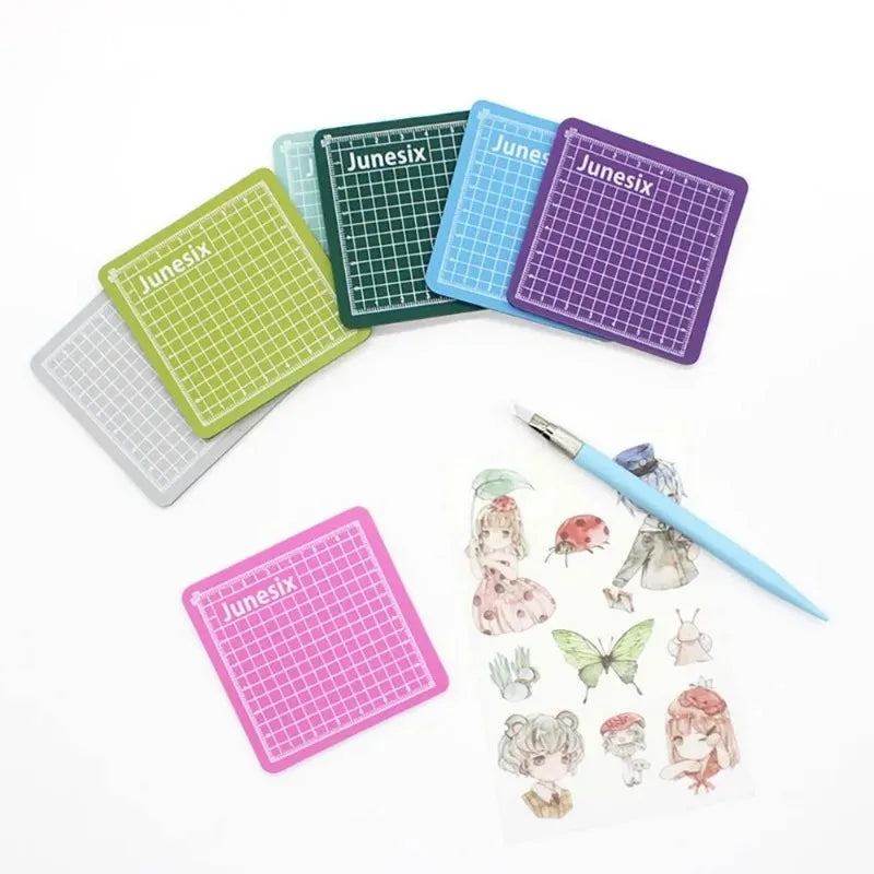 Hemasa  Mini Model Cutting Mat Engraving Pad Art Supplies Stationery School Supplies 8*8cm