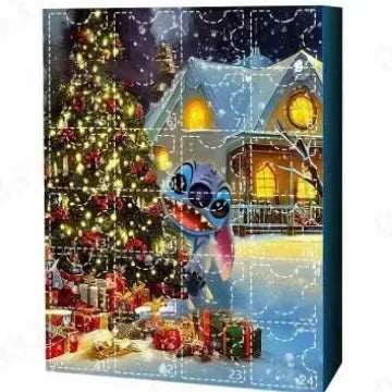 Tejesa Advent Calendar Cartoon Doll Christmas Decorative Gifts New Year 24 Days Countdown Surprise Blind Box