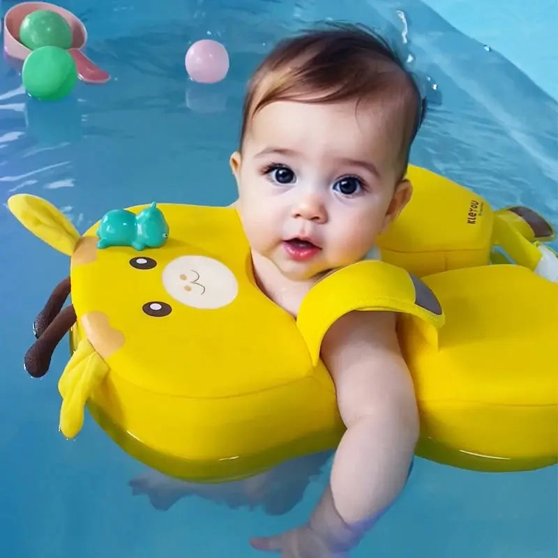 Hemasa Baby Swimming Pool Floats Non Inflatable Infant Swim Buoyant Ring Perfect For Toddlers And Kids (6-36 Months)