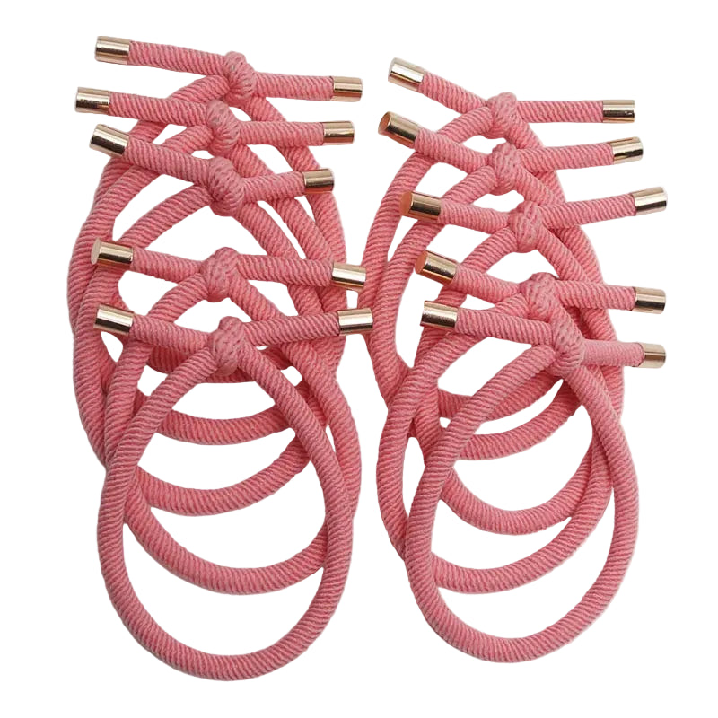 Tejesa 20PCS Women Elastic Hair Rubber Bands High Quality Girls Hair Bands Hair Scrunchies Gold Plated  Hair Accessories Hair Gum/Tie
