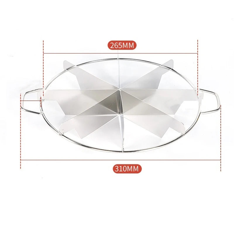 Hemasa Stainless Steel Pie Cutter 8-Slice Pie Cutter Creates Beautifully Uniform Slices Of Pie