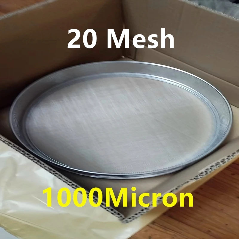 Hemasa 4-500M Round Stainless Steel Shakers Kitchen Flour Powder Filter Screen Soil Strainer