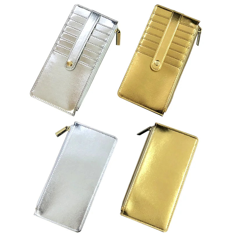 Women Girl Wallet Purse Long Design PU Leather Buckle Fashion For Money Cards Fashion Solid Long Small 2023 New Card Holder