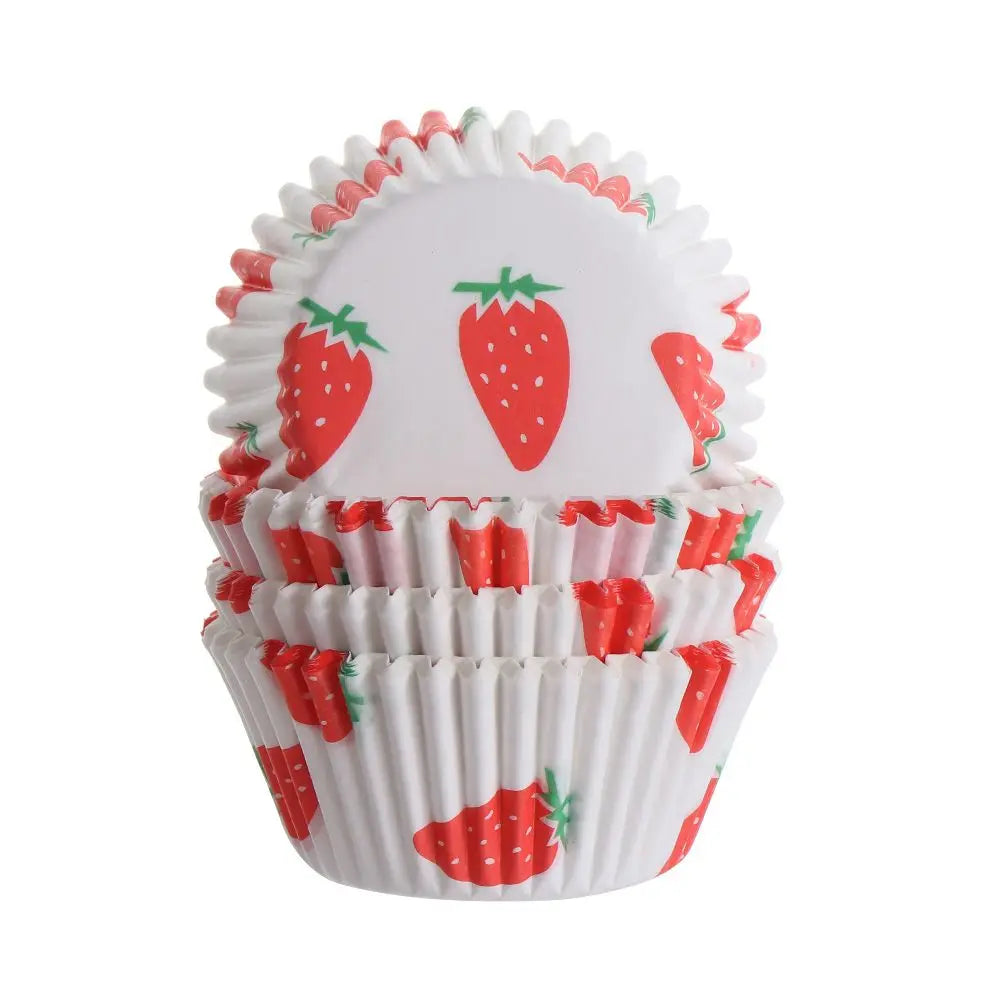 Tejesa 100PCS Cake Cups Paper Cupcake Liner Wrappers Cup Baking Muffin Boxes Cake Liners