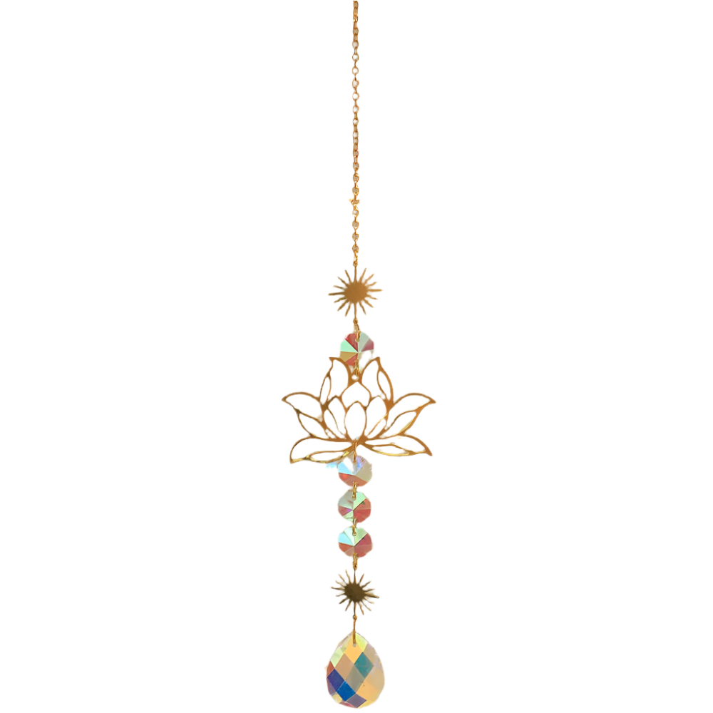 Hemasa Gold Butterfly Catcher Suncatcher Crystal Rainbow Catcher Garden Butterfly Decoration