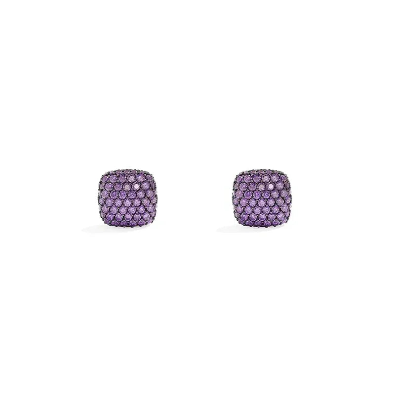 Tejesa 925 Silver December 2023 New Magenta Green Purple Diamond Earrings Necklace Bracelet Ring For Women Luxury Designer Jewelry