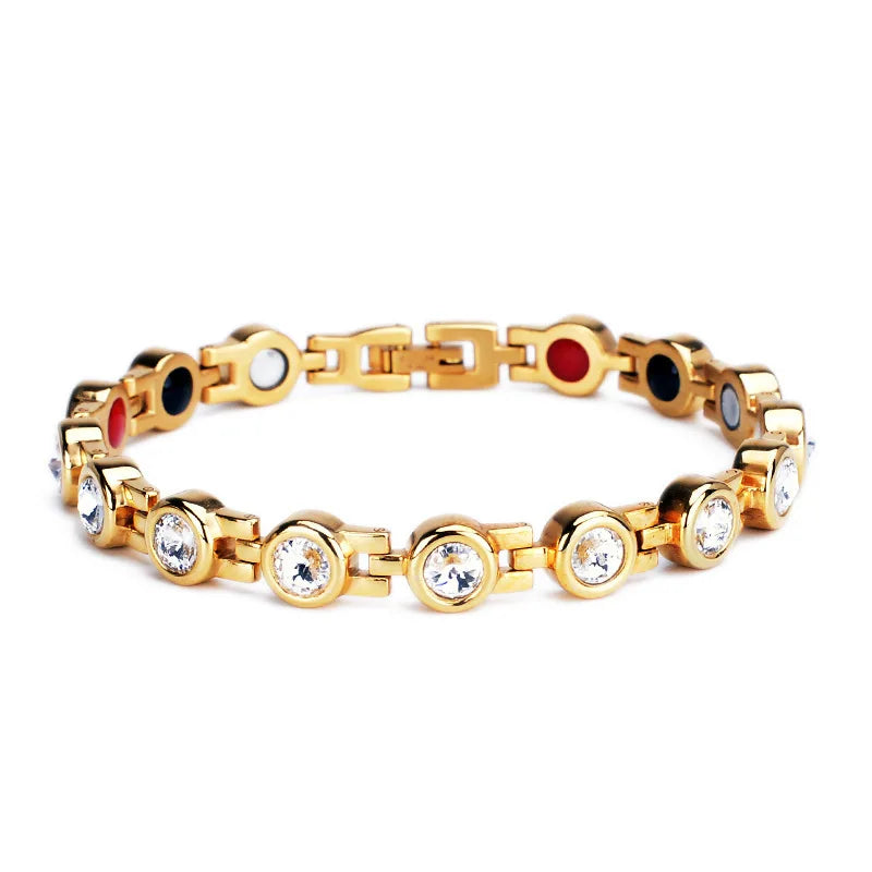 Hemasa  Stainless Steel Elastic Magnetic Bracelets For Women
