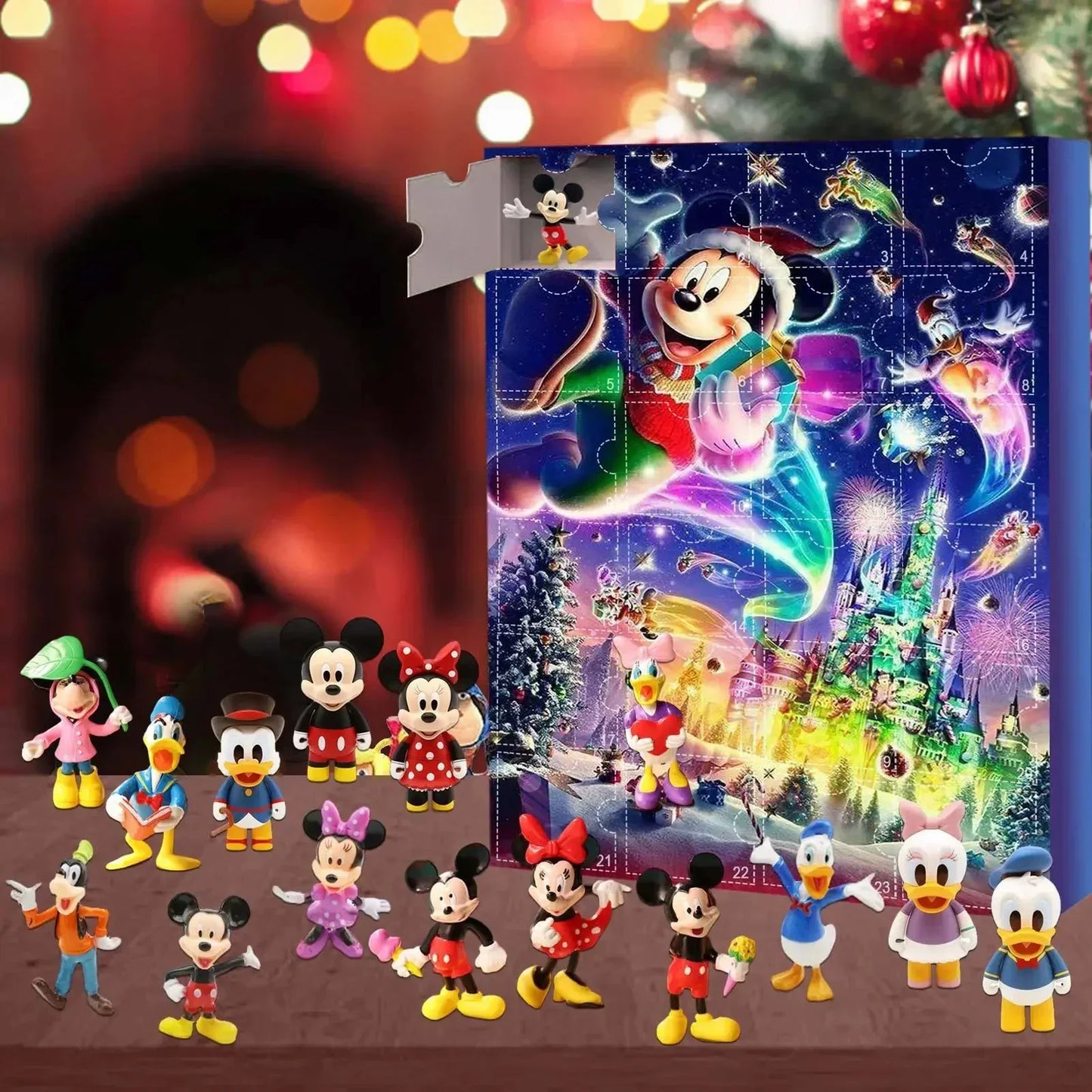 Tejesa Advent Calendar Cartoon Doll Christmas Decorative Gifts New Year 24 Days Countdown Surprise Blind Box