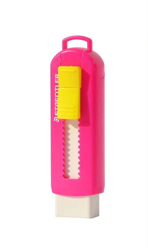 STAEDTLER Eraser 525 Telescopic Pushable Eraser Professional Drawing Design Safety and Environmental School Office Stationery