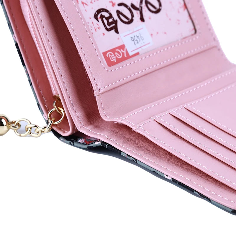 Hemasa  PU Leather Tassel Cartoon Cat  Wallet   for Women /Coin Purse/Card Holder