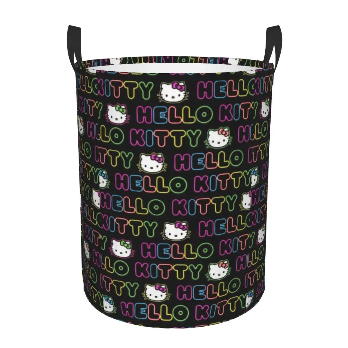 Hemasa Hello Kitty Laundry Hamper Large Storage Basket Cartoon Sanrio Girls Boys Toy Organizer (