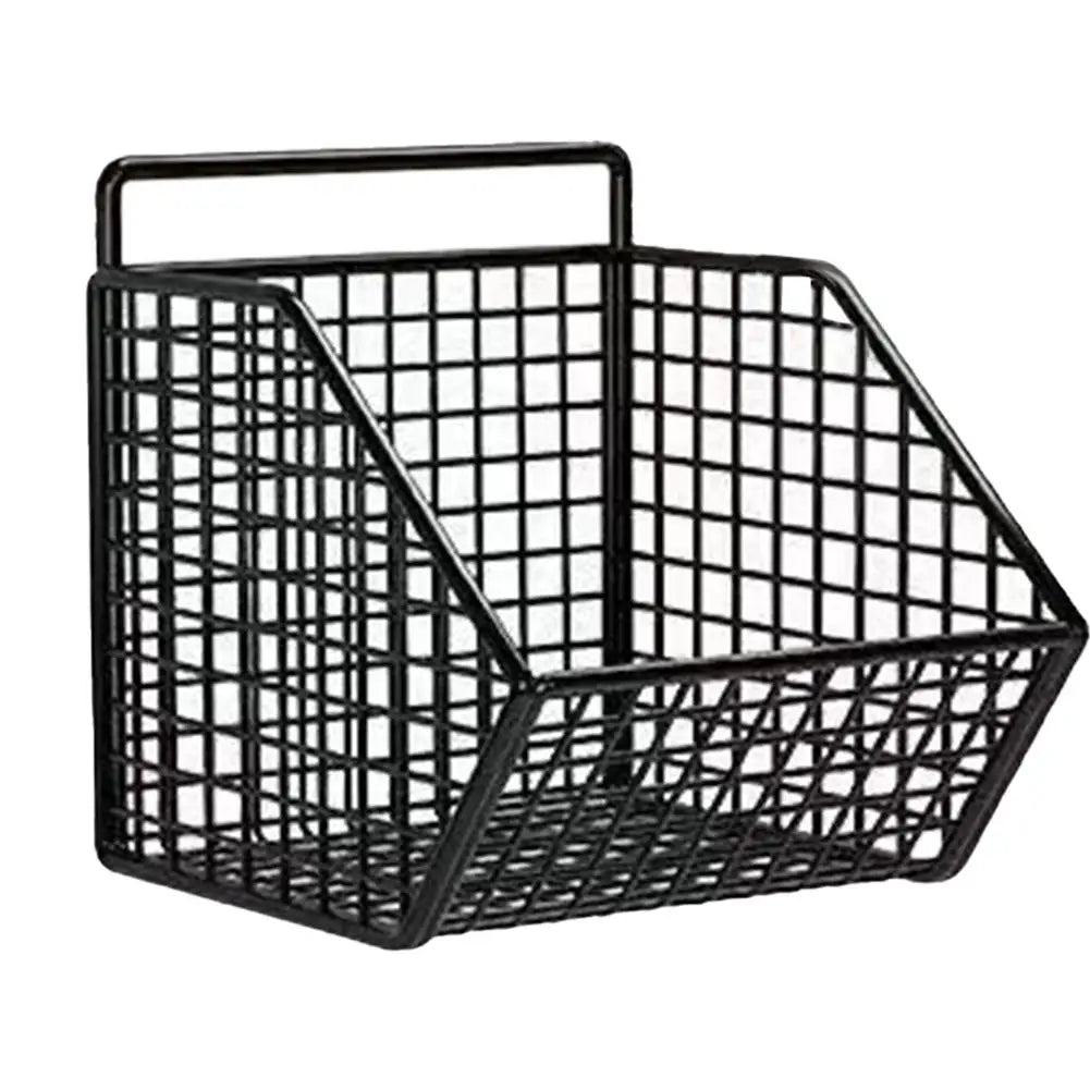 Tejesa Wall-mounted Kitchen Storage Basket  Partition Storage Rack for Kitchen Ingredients Sorting Storage Basket