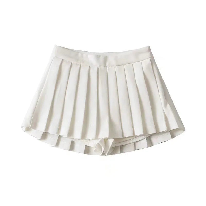 Women Pleated Skirts / Summer Mini Skirts /Tennis Skirt /White Designed Dance Skirt