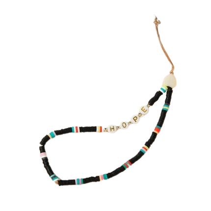 Hemasa Mobile Phone Strap Silicone Bead Chain Flower Pendant Soft Pottery Bead Chain for Cell Phone Case Hanging Cord Necklace Lanyard