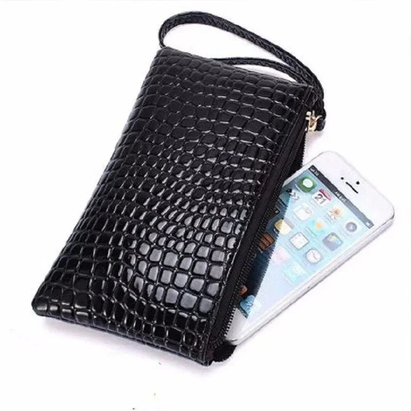 Women Coin Purse with Zipper Ladies Black Money Wallet Bag Designer Pu Leather Female Coin Purse Card Holder Wallet Pouch