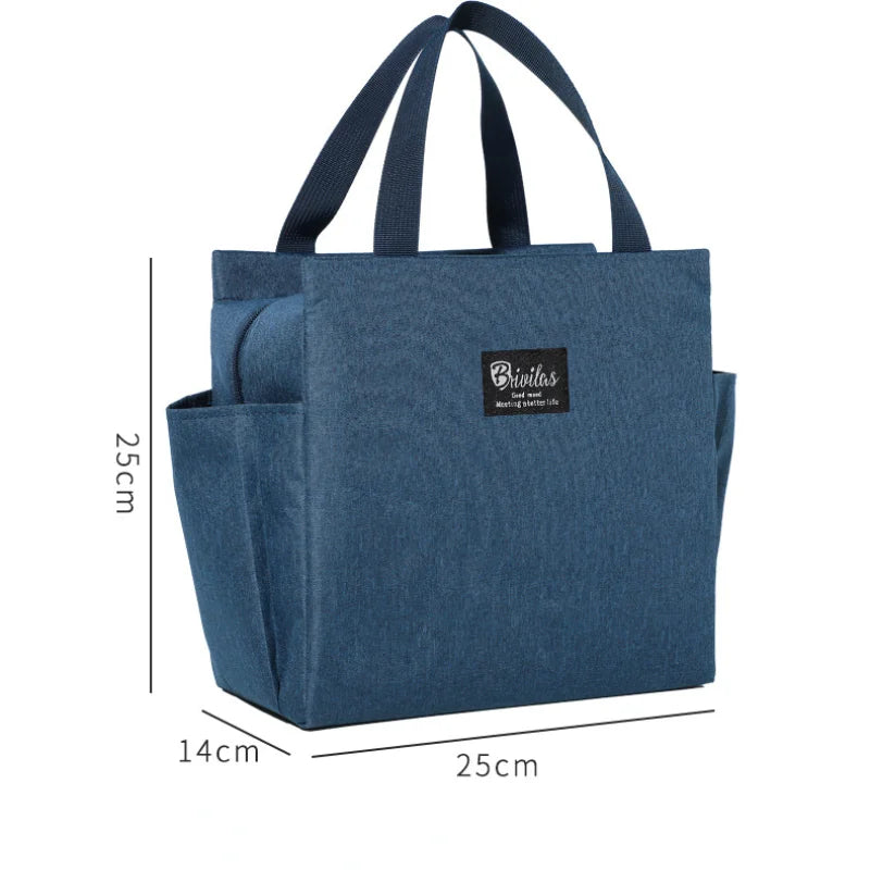 Multifunction Oxford Large Capacity Cooler Bag Waterproof Portable Zipper Thermal Lunch Bags for Outdoor Picnic Food Storage