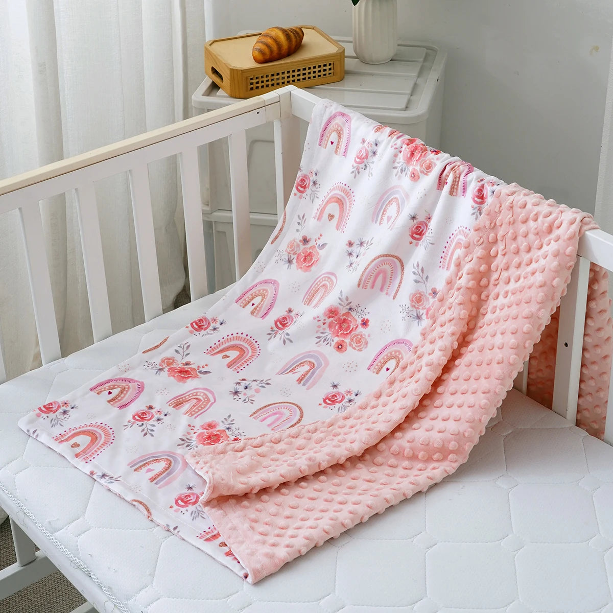 Tejesa New Breathable Baby Sleeping Blanket Newborn Wrap Child Quilt Size 75x100cm