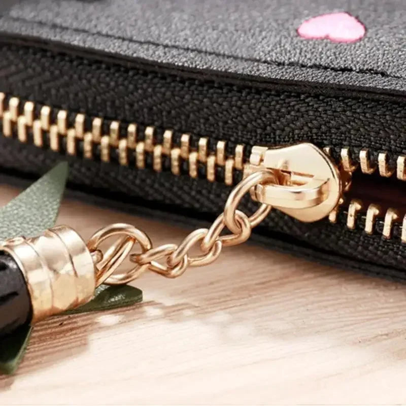 Hemasa  Women Small Wallet Ladies Mini Tassel Wallet Cute Girl Short Zipper /Pu Leather Coin Purse Female Hand Wallet Purse