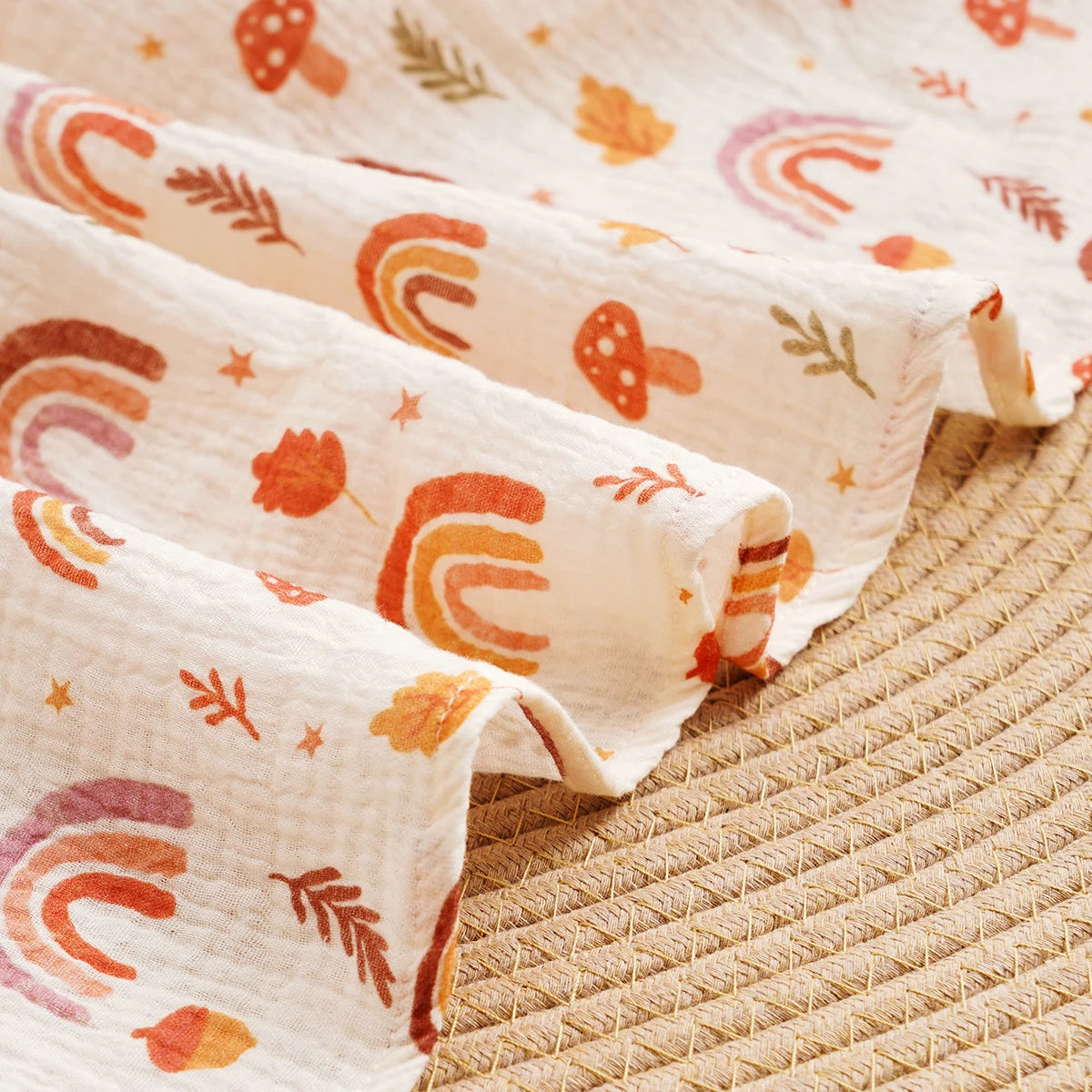 Tejesa All Season 100% Cotton Baby Muslin Swaddle Blanket/ Newborn Bath Towel/100x100cm