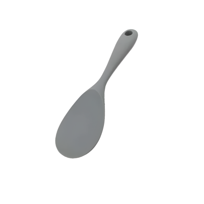 Hemasa Hanging Silicone Rice Spoon Kitchen Ladle Non-stick Saucepan Electric Rice Cooker Cooking Scoop with Holes Household Items