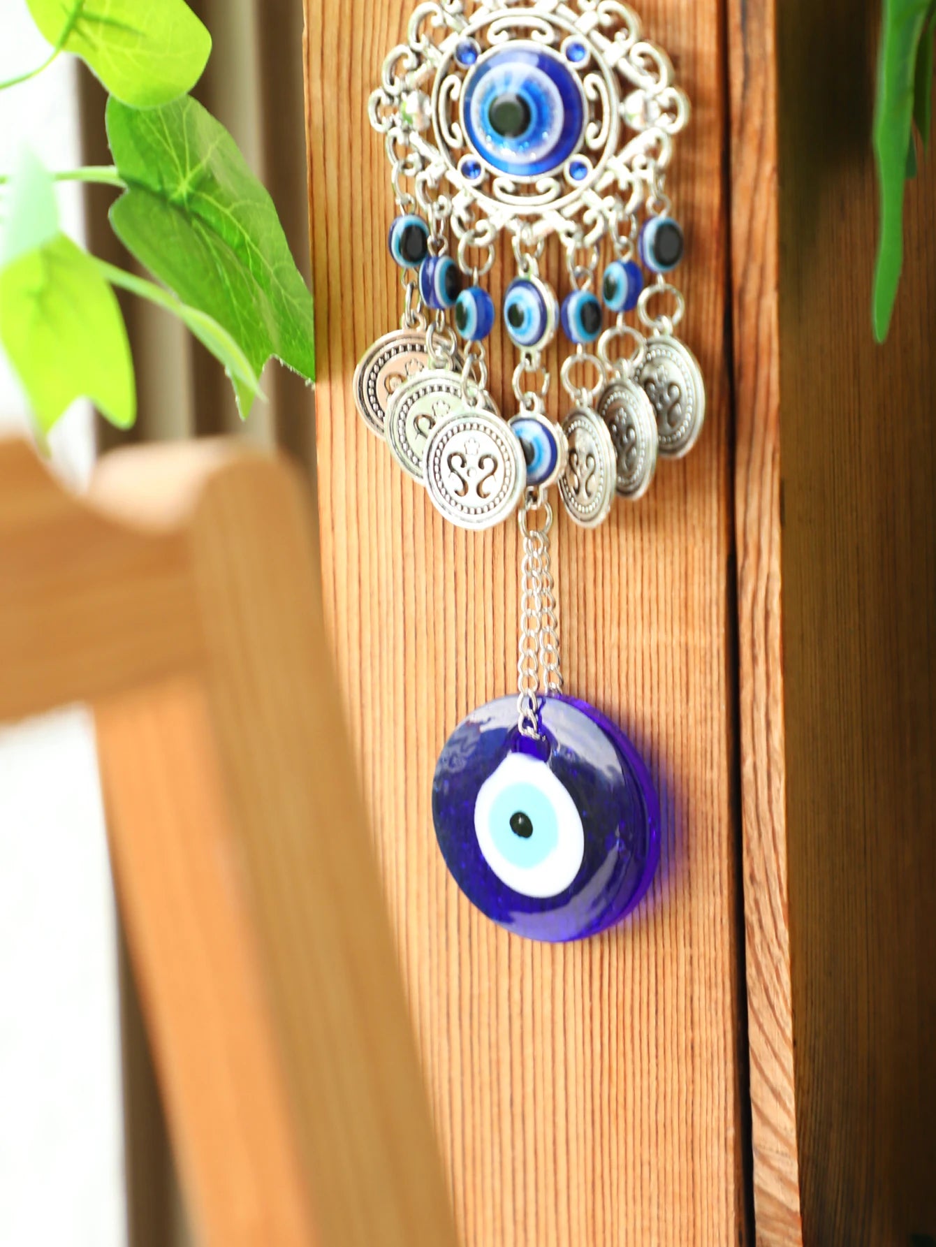 Heamsa Evil Eye Hanging Wall Decor Mental Wall Art Garden Decoration Outdoor Home Decoration Accessories