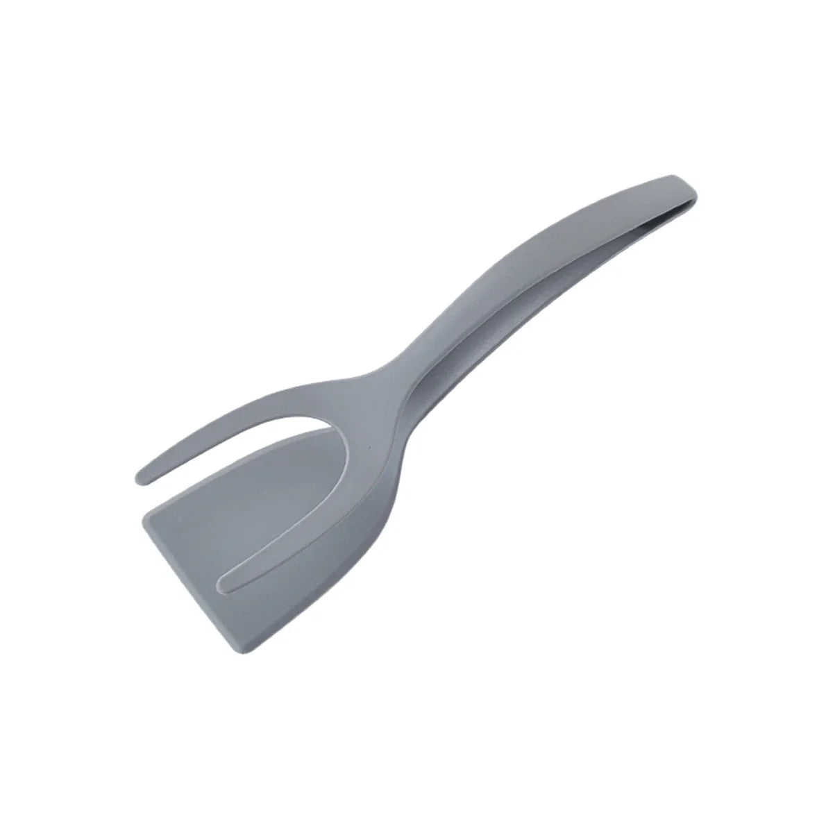 Hemasa 2Pcs 2 In 1 Shovel Clip Silicone Grip Flip Tongs/ Egg Steak Spatula Tongs/ Clamp Pancake Fried Turners Cooking Tool Kitchen Accessories