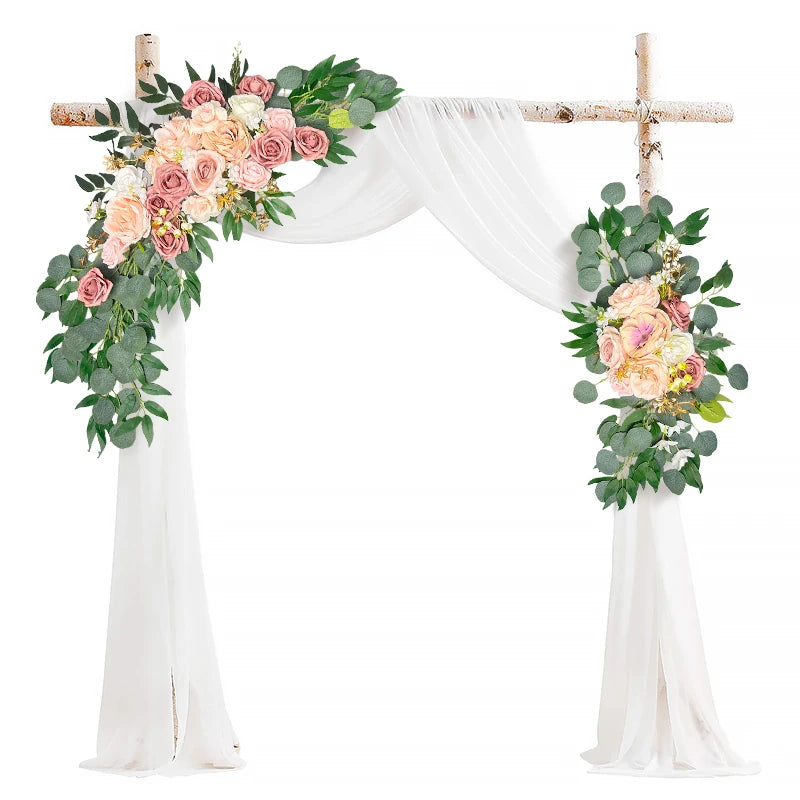 Tejesa Artificial Flower Arch for Home Decoratio /Wedding/ Festival