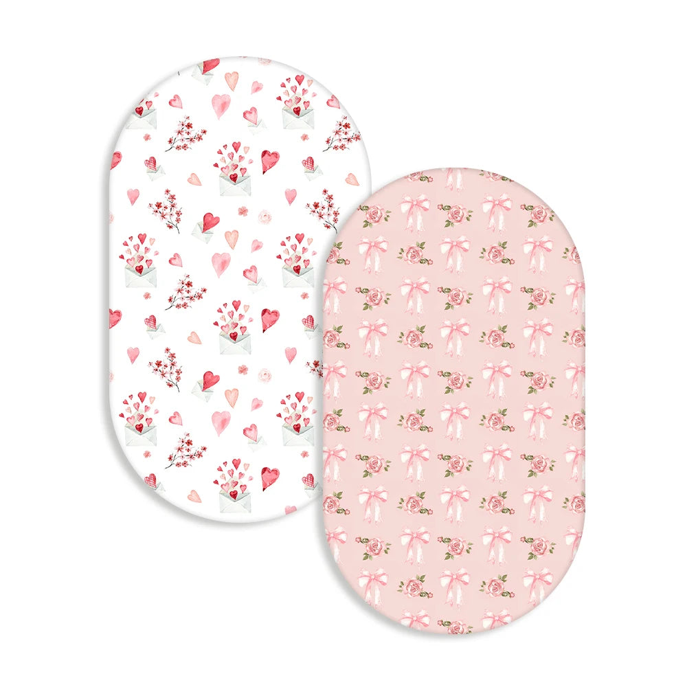 Tejesa 2pcs Set New Design 100% Polyester Cotton Baby Bed Sheet Newborn Crib Bedsheet Size 66x41cm