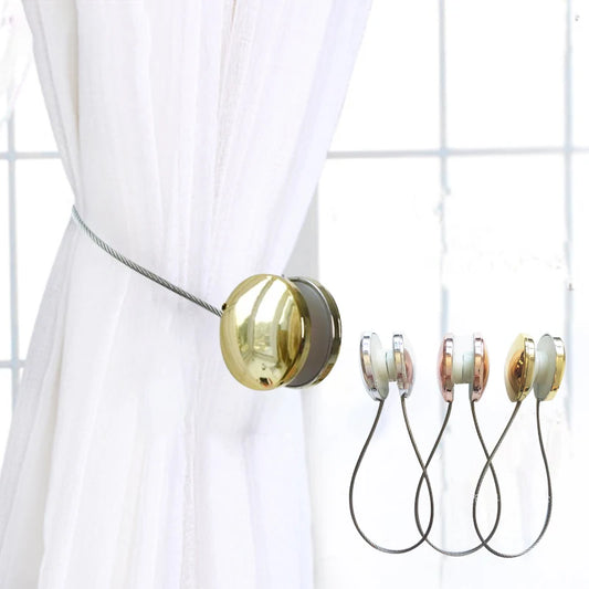 1PCs Cat-eye Resin Magnet Curtain Buckles Tiebacks Magnetic Buckle Holder High Quality Window Curtains Accessories Home Decor