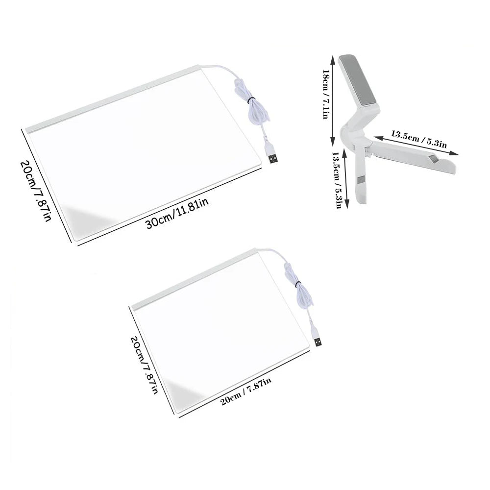 LED Note Board with Colors, Light-Up Acrylic Message Board, Acrylic Dry-Erase Board with Light, Light-Up Drawing Board for Home