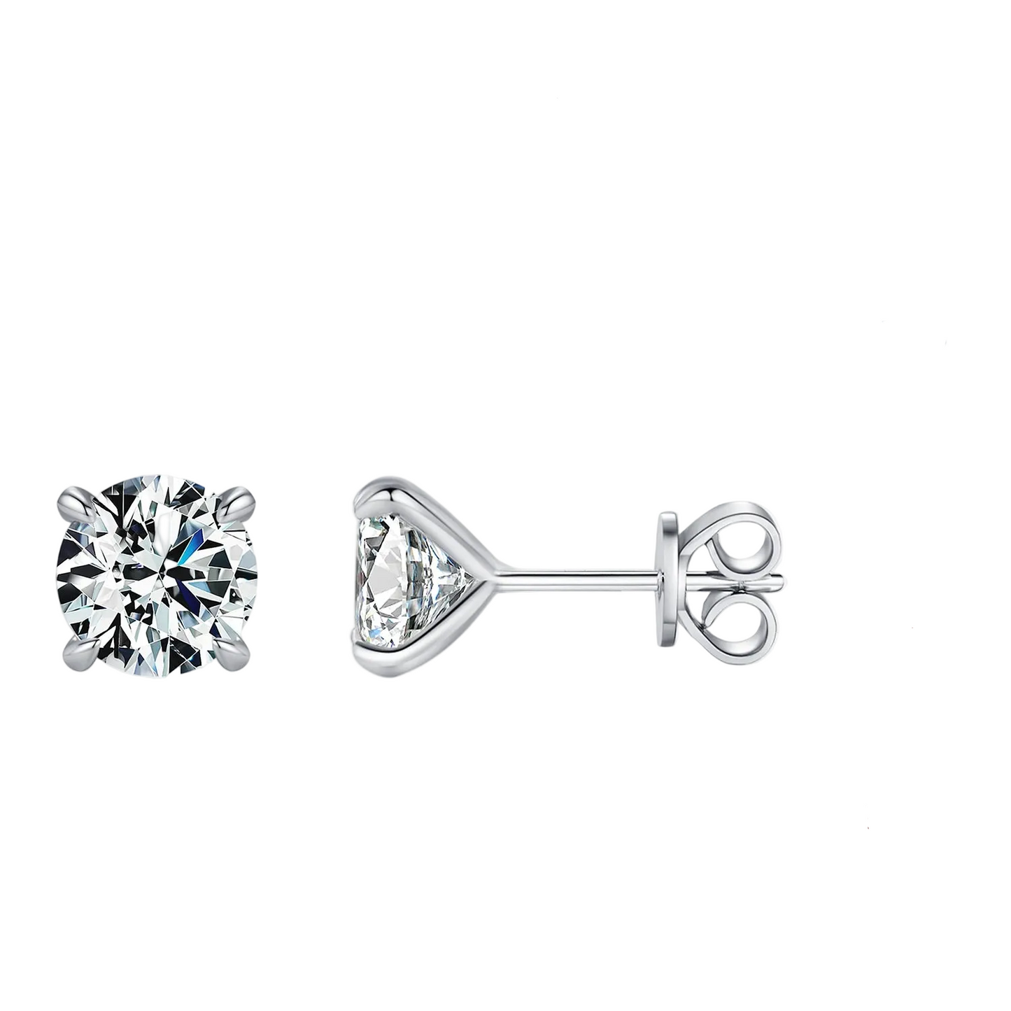 Tejesa D Color 1CT Moissanite Stud Earrings 925 Sterling Silver Wedding Engagement Lab Created Diamond Jewelry For Women Gift