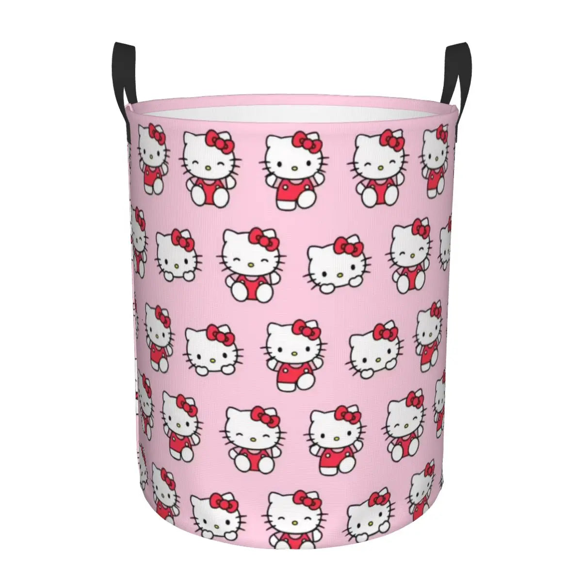 Hemasa Hello Kitty Laundry Basket Large Storage Basket Cartoon Sanrio Girls Boys Toy Organizer