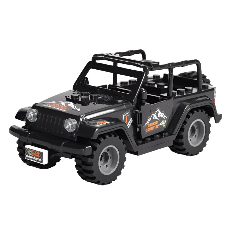 Hemasa Militarys Trucks Camouflage Commando Armored Car Antiaircraft Gun Off Roader Building Blocks /Model Sets Bricks Kids Kits